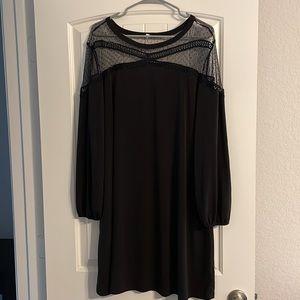 Chiffon knee-length dress